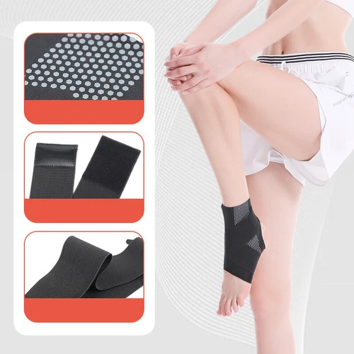 2Pcs Ankle Brace Adjustable Breathable Compression Ankle Support for Men & Women - Picture 2 of 12