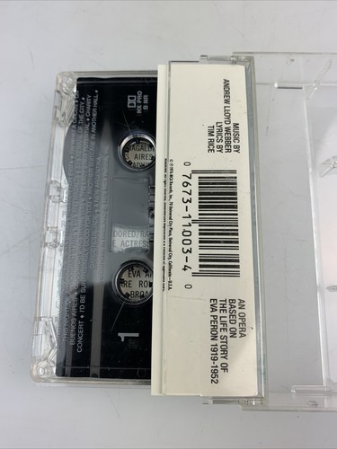 Evita by Andrew Lloyd Webber and Tim Rice, 1976 Cassette tape - Picture 2 of 3