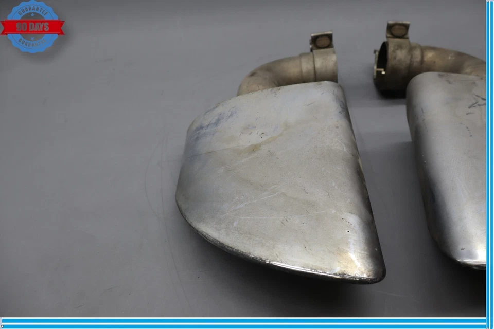 11-17 Volkswagen VW Touareg Rear Left & Right Side Muffler Tail Pipe Exhaust Oem - Image 4 of 4