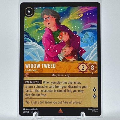 Widow Tweed Kindly Soul 26/204 Disney Lorcana Winterspell Rare NM