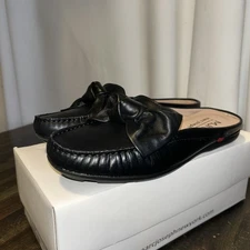 MARC JOSEPH NEW YORK Diane St. Mule in Black Napa leather US size 7 NWB