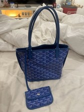 Goyard Mini Anjou Tote - Sky Blue
