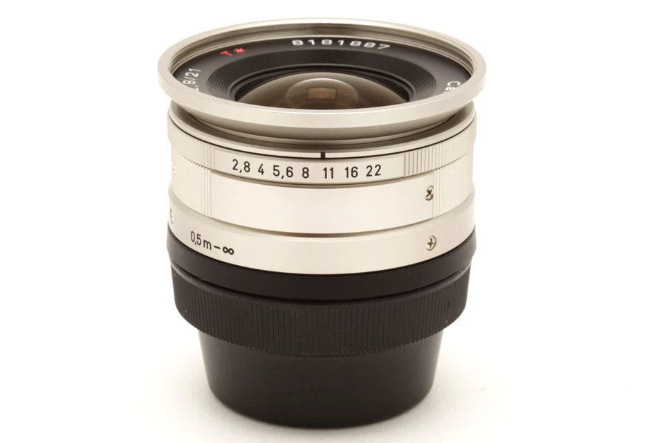 Lente Zeiss Biogon T* Contax 21 mm f2,8 casi nueva para serie G con buscador #49490 Foto 2 de 4