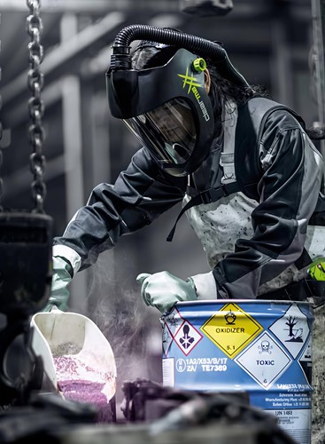 π Optrel Clearmaxx PAPR Air Face Shield Grinding Helmet + Bag 4900.020 PPE π - Picture 7 of 10