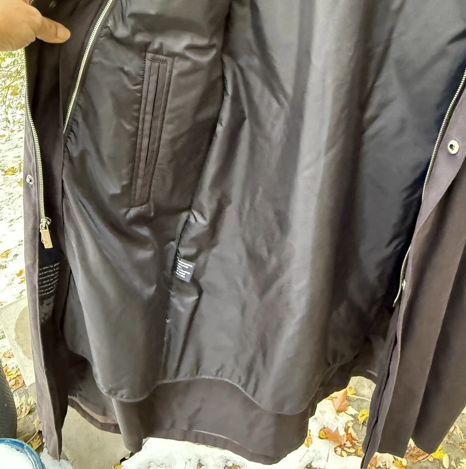 London Fog мужской черный поясом Тренч съемный изолированный вкладыш, размер 42L - Изображение 4 из 4