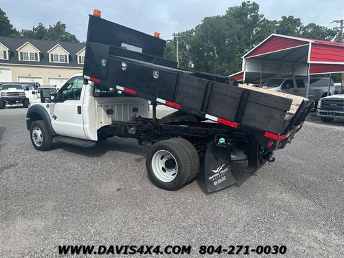 2015 Ford F-450 Superduty Flat Bed Dump Truck Diesel