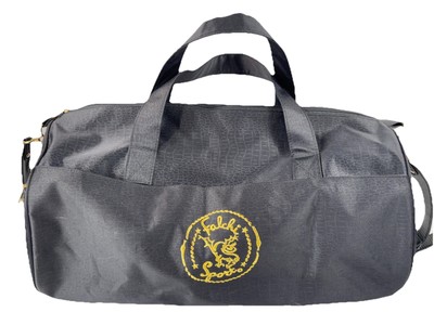 Carlos Falchi Sport Black travel tote Duffle Bag overnight weekender