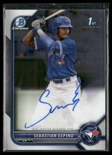 2022 Bowman Chrome #CPA-SE Sebastian Espino Prospect Autographs