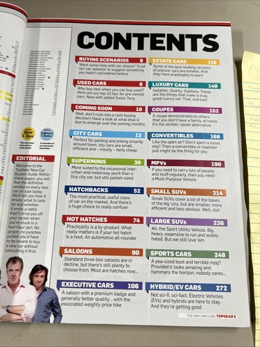 UK BBC Top Gear Mag, New Car, Buyers Guide Spring Edition, Volume Eight F7A - 第 4/6 張圖片