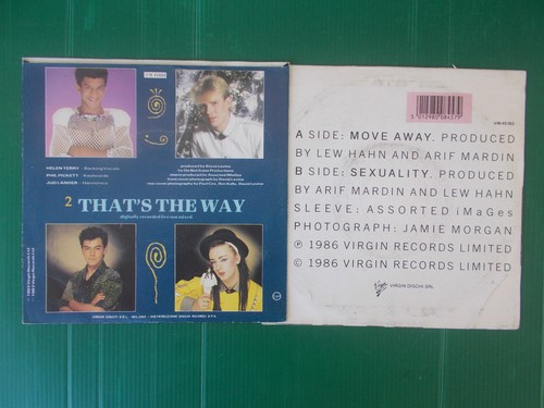 45 GIRI CULTURE CLUB KARMA CHAMELEON++MOVE AWAY MIRACOLOSAMENTE NUOVI - Imagen 2 de 2