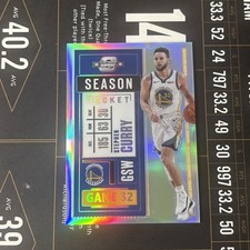 2020-21 Panini Contenders Optic - Season Ticket Stephen Curry #20 holo Prizm 