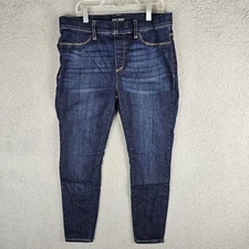 Judy Blue Skinny Fit Jeans Womens 11/30 Blue Denim Jegging Pull On Preppy JB8846