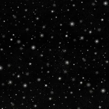P&B Textiles - Believe - Tonal Night Sky - Black, Fabric BTY