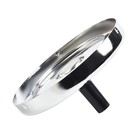 XXL Home Large Metal Modern On Table Rotating 14cm Diameter Black Chrome