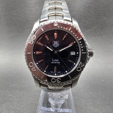 Tag Heuer Link Watch Men 39mm Blue Dial Stainless Steel Date WJ1112 Round NewBat