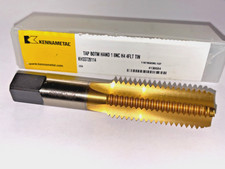 KENNAMETAL 1"-8 NC 4 FLUTE H4 HSS STRAIGHT FLUTE TIN COATED BOTTOM TAP  4130684