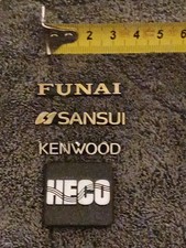 Firmenzeichen, Emblem, Logo "Funai Sansui Kenwood Heco"Vintage Nr36