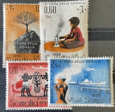 ITALIENISCH SOMALIA 1959 363-368 ** POSTFRISCH TADELLOS SATZ (07003