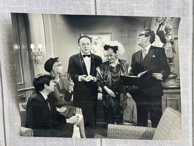 Original ZDF Pressefoto 1991 Dinner zu viert Volker Brandt Arendt Szene 21x16 cm