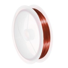 24 Gauge Copper Wire for Jewelry Making Tarnish Resistant Beading Wire Brown