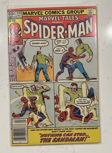 Marvel Tales #141 Kiosk Marvel Comics Juli 1982) Spider-Man Sand-Man