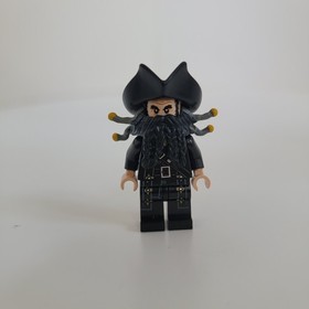 LEGO Pirates of the Caribbean Blackbeard Minifigure With Sword poc007 4192 4195