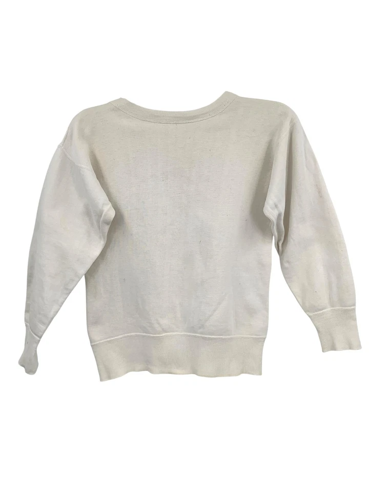 Vintage 50’s Single V Cotton Sweatshirt small size see measurements - Image 3 of 4