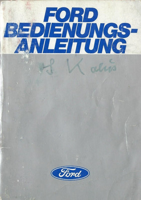 1978 Ford Owners Manual / Owners Manual Edition P/VIK-41 11/78-5