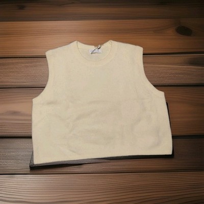 Primark Pullover Damen Ohne Arm Stretch Gelb Gr.XL.  2538