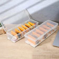 2pcs cable organizer box with Lid under desk cable management box cord organi...