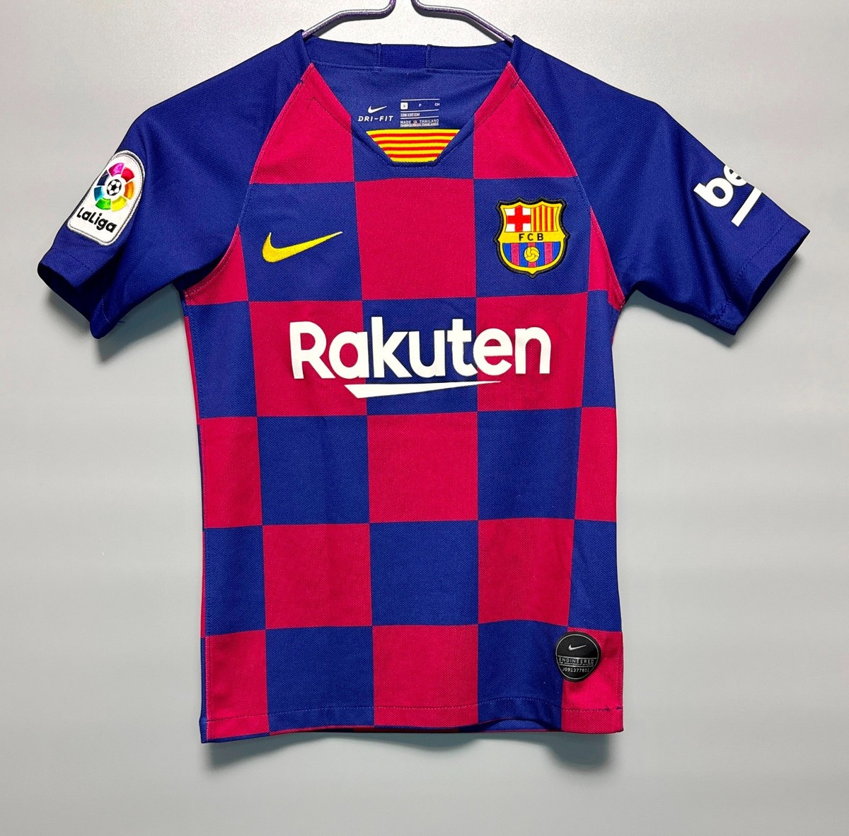 FC BARCELONA SPAIN 2019/2020 HOME FOOTBALL SHIRT JERSEY NIKE YS