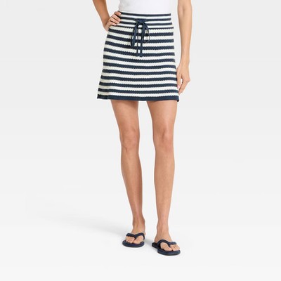 Women Sweater Mini A-Line Skirt - Universal Thread