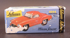 Schuco Mercedes-benz 190 Sl 1044 Silver Micro Racer Original Box Docs Key Schuco Mercedes-benz 190 Sl 1044 Silver Micro Racer Original Box Docs Key