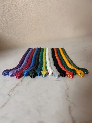 3D Printed Articulated Snake Multi Colors Plastic Stress Relief Toy Fidget