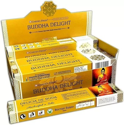 Garden Fresh Agarbatti Buddha Delight Pure Fragrance Masala Räucherstäbchen 180g