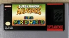 Super Mario All-Stars + Super Mario World SNES Combo Cartridge  CLEAN WORKING