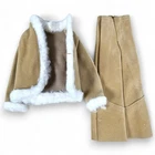 Mattel Barbie Ken Doll Best Buy Western Suit Suede Coat Pants #8617 VTG 1970s