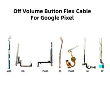 Power On/Off Volume Button Flex Cable For Google Pixel 2 3 4 5 6 7 8 Replacement