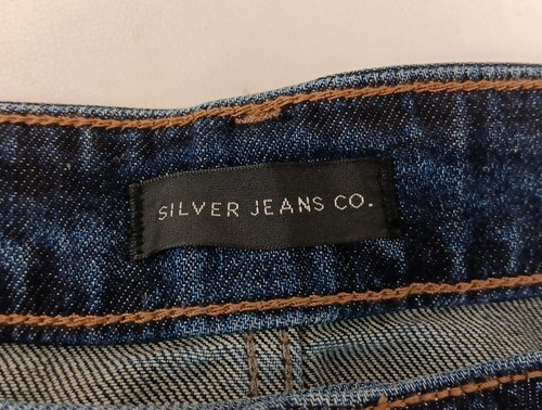 Neu Silver Jeans Co. Zac Relaxed Fit Straight Leg Jeans Stretch Fit Indigo Wash # - Bild 3 von 14