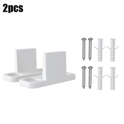 2 Pcs Plastic L-Guide Floor Guide Set Replace For Sliding Barn Door Hardware UK!