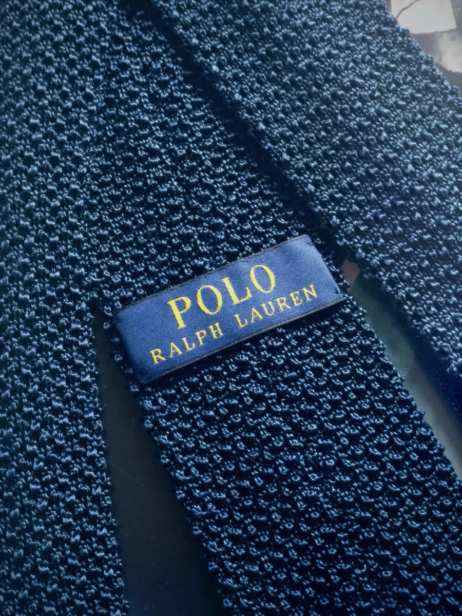 Polo Ralph Lauren Knit Blue Ties for Men for sale | eBay