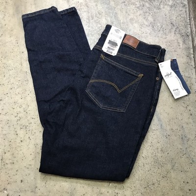 NWT Dickies Womens Size 14 Regular Skinny Perfect Shape Denim Jean Dark Blue
