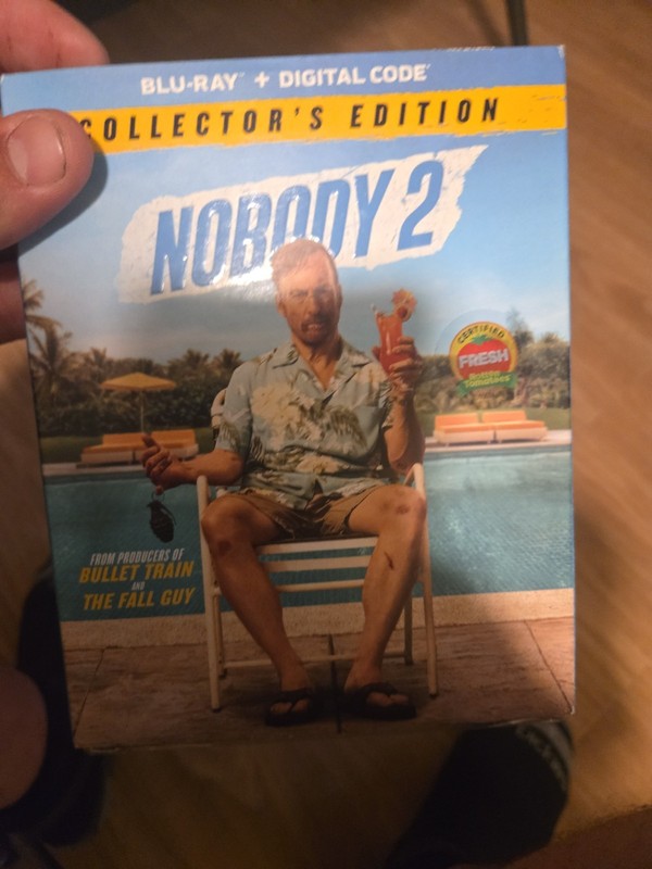 Nobody 2 Collector's Edition BLU-RAY Bob Odenkirk Action Comedy + Slipcover