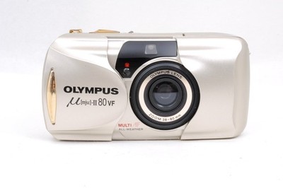 OLYMPUS μ[mju:]-II 80 VF Olympus μ mju II 80 VF Silver Point & Shoot 35mm Film Camera From