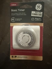 GE Basic Timer 15070 Indoor In-Wall 24-Hour Programmable Timer