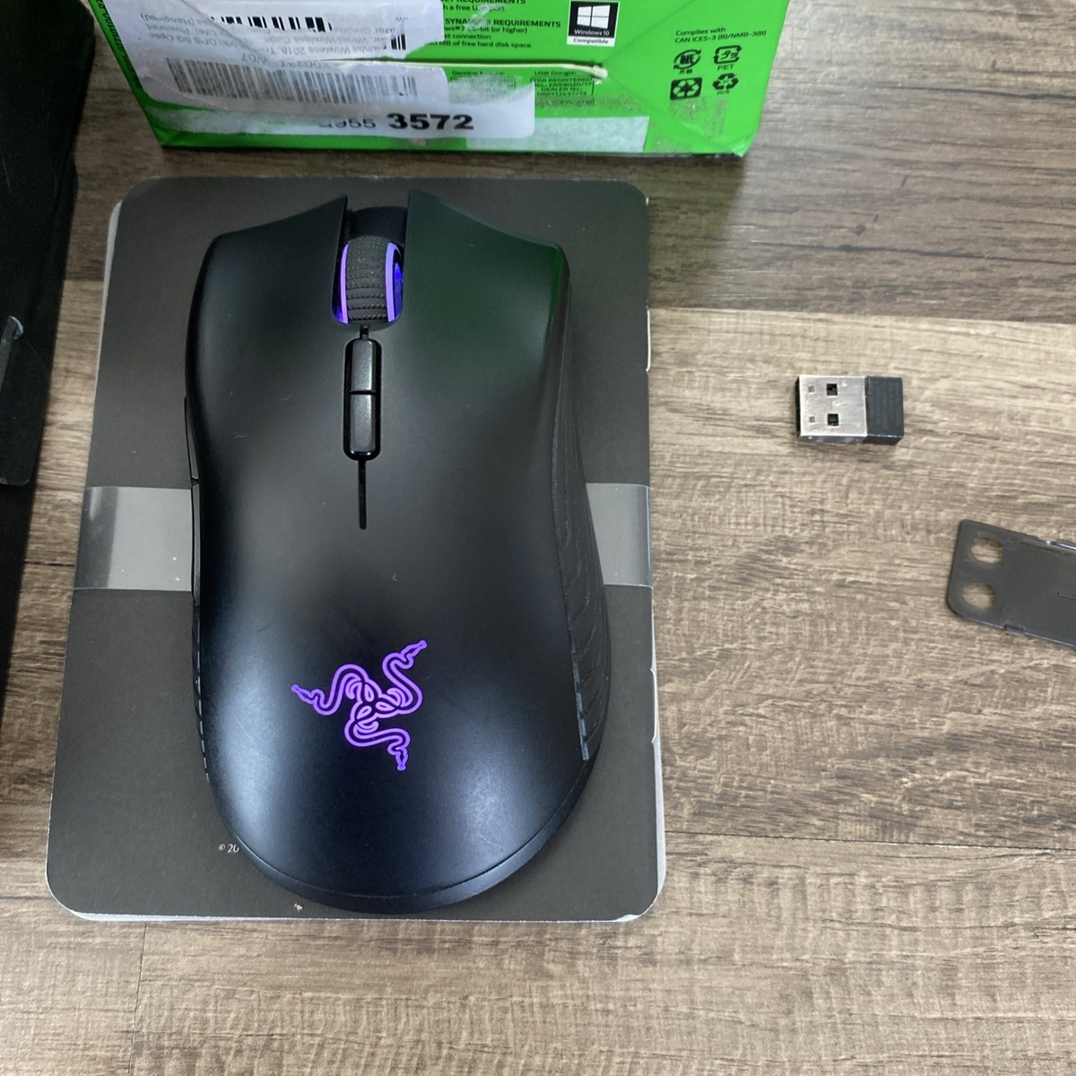 Razer Mamba Wireless Optical Gaming Mouse True 16,000 DPI 5G + FS