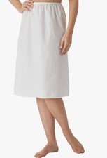 Velrose 100 Cotton Half Slip White Medium b00w5ramxq