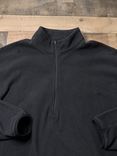Lululemon Oversized-Fit Fleece Half Zip Sweater Mens XL Black Pullover