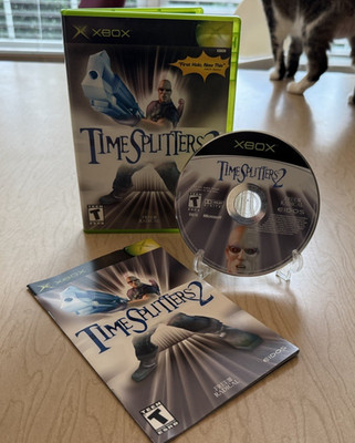 Eidos TimeSplitters 2 Multiplayer Manual Included Xbox CLEANED/TESTED