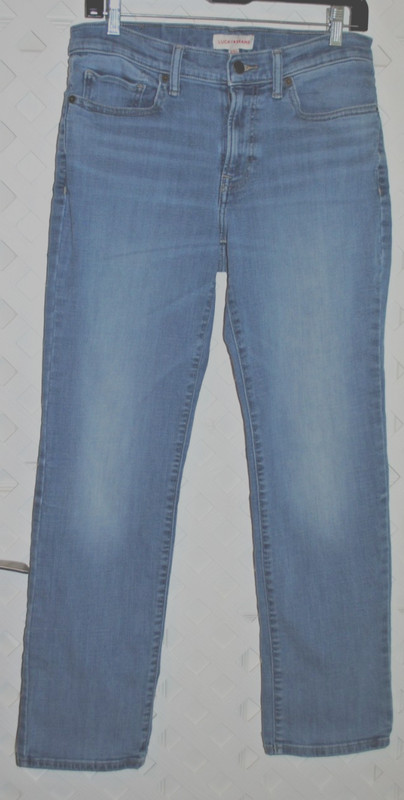 Lucky Brand Jeans Women’s 10/30 A Blue Sweet Mid-Rise Straight Leg Stretch
